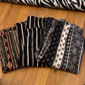 Bundle of 3 M Yoga flare leggings (“forbidden pants”)